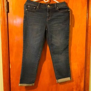 New DKNY Cuffed Capris